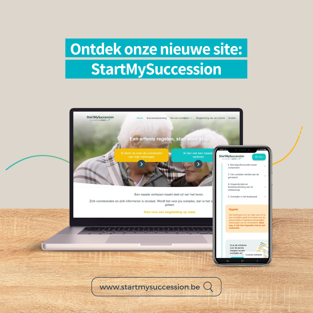 Featured image for “StartMySuccession: nieuwe website om de burger op weg te helpen na een overlijden”